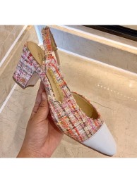 Chanel Heel 6.5cm Slingbacks G31318 Tweed 16 2020 AQ02059