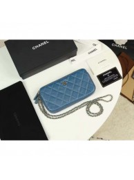 Chanel Iridescent Pearl Caviar Classic Clutch with Chain Bag A82527 Blue 2019 AQ00669