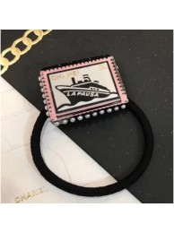 Chanel La Pausa Hair Accessory Pink/White/Black 2018 AQ04125