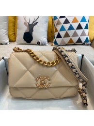 Chanel Lambskin 19 Small Flap Bag AS1160 Beige 2019 Top Collection AQ03805