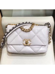 Chanel Lambskin 19 Small Flap Bag AS1160 White 2019 Collection AQ02206