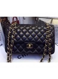 Chanel Lambskin Classic Flap 28cm Bag Black With Gold Hardware 2018 AQ00876