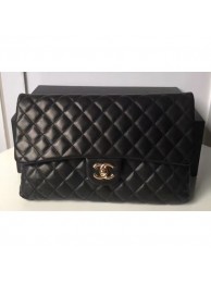 Chanel Lambskin Classic Quilted Clutch Bag A57650 Black 2018 AQ01966