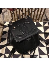 Chanel Lambskin Drawstring CC Flap Backpack Black 2019 Collection AQ00998