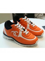 Chanel Lycra Sneakers G34765 Orange 2019 AQ03330