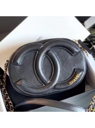 Chanel Maxi-CC Quilted Leather Camera Case AS1757 Black 2020 Collection AQ02878