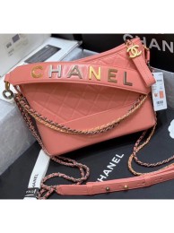 Chanel Medium CHANEL'S GABRIELLE Hobo Bag in Aged Calfskin AS1582 Pink 2020(Top Quality) Collection AQ03336