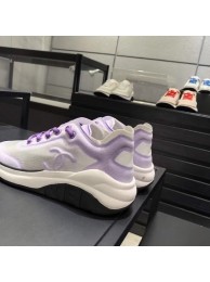 Chanel Mesh and Fabric Sneakers G34763 Lilac 2019 AQ03781