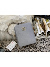 Chanel Original Small Sheepskin camera bag AS1753 grey AQ00997