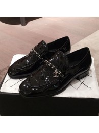 Chanel Patent Leather Loafers G34827 Black 2019 Collection AQ00557