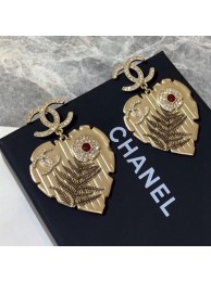 Chanel Pearl Heart Pendant Earrings AB2632 2019 Collection AQ01739