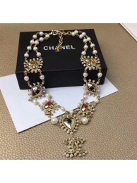 Chanel Pearl Heart Y Necklace AB2031 2019 Collection AQ04094