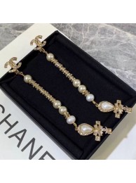 Chanel Pearl Long Clip-on Earrings AB1655 2019 Collection AQ01935