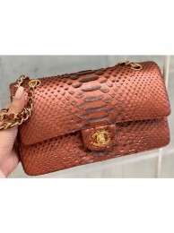 Chanel Python Classic Flap Medium Bag A1112 25 AQ03651