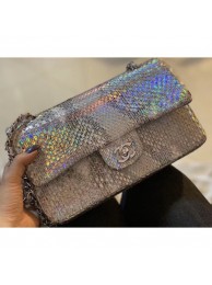 Chanel Python Classic Flap Medium Bag A1112 33 AQ02951