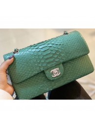 Chanel Python Classic Flap Medium Bag A1112 40 AQ00883