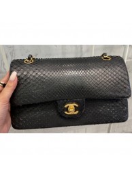 Chanel Python Classic Flap Medium Bag A1112 43 AQ04028