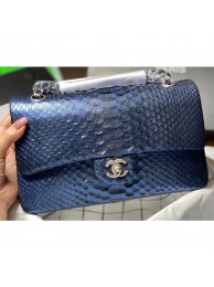 Chanel Python Classic Flap Medium Bag A1112 57 AQ02694