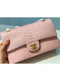 Chanel Python Classic Flap Medium Bag A1112 64 AQ04087