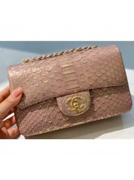 Chanel Python Classic Flap Small Bag A1116 03 AQ00942