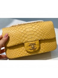 Chanel Python Classic Flap Small Bag A1116 11 AQ03182