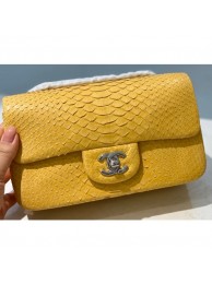 Chanel Python Classic Flap Small Bag A1116 12 AQ01188