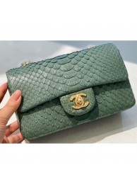 Chanel Python Classic Flap Small Bag A1116 13 AQ01926