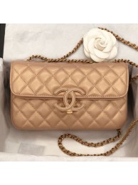 Chanel Quilted Lambskin Small Flap Bag A57275 Beige 2019 Collection AQ02412