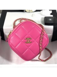 Chanel Quilted Leather Square Chain Shoulder Bag AS1780 Pink 2020 Collection AQ01363