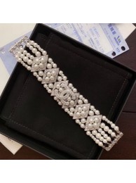 Chanel Rhombus Pearl Choker Bracelet AB2258 2019 Collection AQ01940