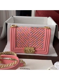 Chanel Small Boy Chanel Handbag A67085 Pink 2019 Collection AQ01983