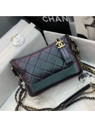 Chanel Small Iridescent Aged Calfskin Gabrielle Hobo Bag A91810 2019 Collection AQ01080