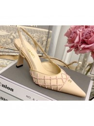 Chanel Vintage Bead Slingbacks Beige 2020 AQ03708