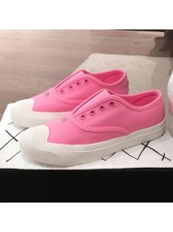 Chanel Vintage Canvas Slip-on Sneakers Pink 2020 Collection AQ03991