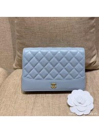 Chanel Wallet on Chain A88615 Blue Collection AQ03098