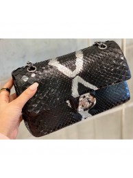 Cheap Chanel Python Classic Flap Medium Bag A1112 42 AQ02130