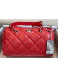 Copy AAA Chanel Small Bowling Bag AS1321 Red 2020 AQ03150