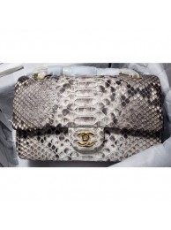 Copy Best Quality Chanel Python Classic Flap Medium Bag A1112 06 AQ03471