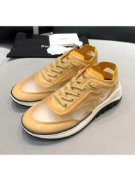 Copy Chanel Classic Mesh Sneaker Apricot 2020 Collection AQ04176