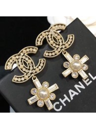 Copy Chanel Cross Bloom Short Earrings 2019 Collection AQ01892