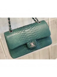 Copy Chanel Python Classic Flap Medium Bag A1112 23 AQ02444