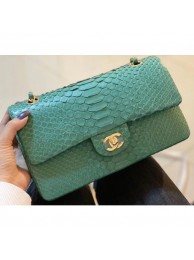 Copy Chanel Python Classic Flap Medium Bag A1112 39 AQ01858