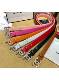 Fake Best Chanel Width 3cm CC Logo Buckle Leather Belt AQ01709