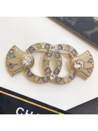 Fake Chanel Enamel CC Brooch AB1653 2019 Collection AQ01313