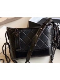 Fake Chanel Gabrielle Small Hobo Bag A91810 So Black 2020 AQ03569