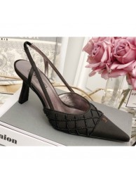 Fake Chanel Vintage Bead Slingbacks Black 2020 AQ01991