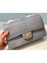 Fake Imitation Chanel Python Classic Flap Medium Bag A1112 60 AQ00975