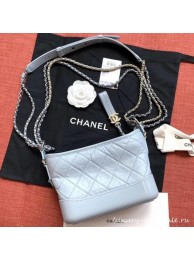 Fashion Replica Chanel gabrielle small hobo bag A91810 light blue AQ04278