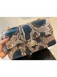 Fashion Replica Chanel Python Classic Flap Medium Bag A1112 47 AQ03414