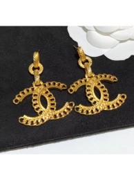 First-class Quality Chanel CC Gold Metal Earrings 05 2020 Collection AQ02212